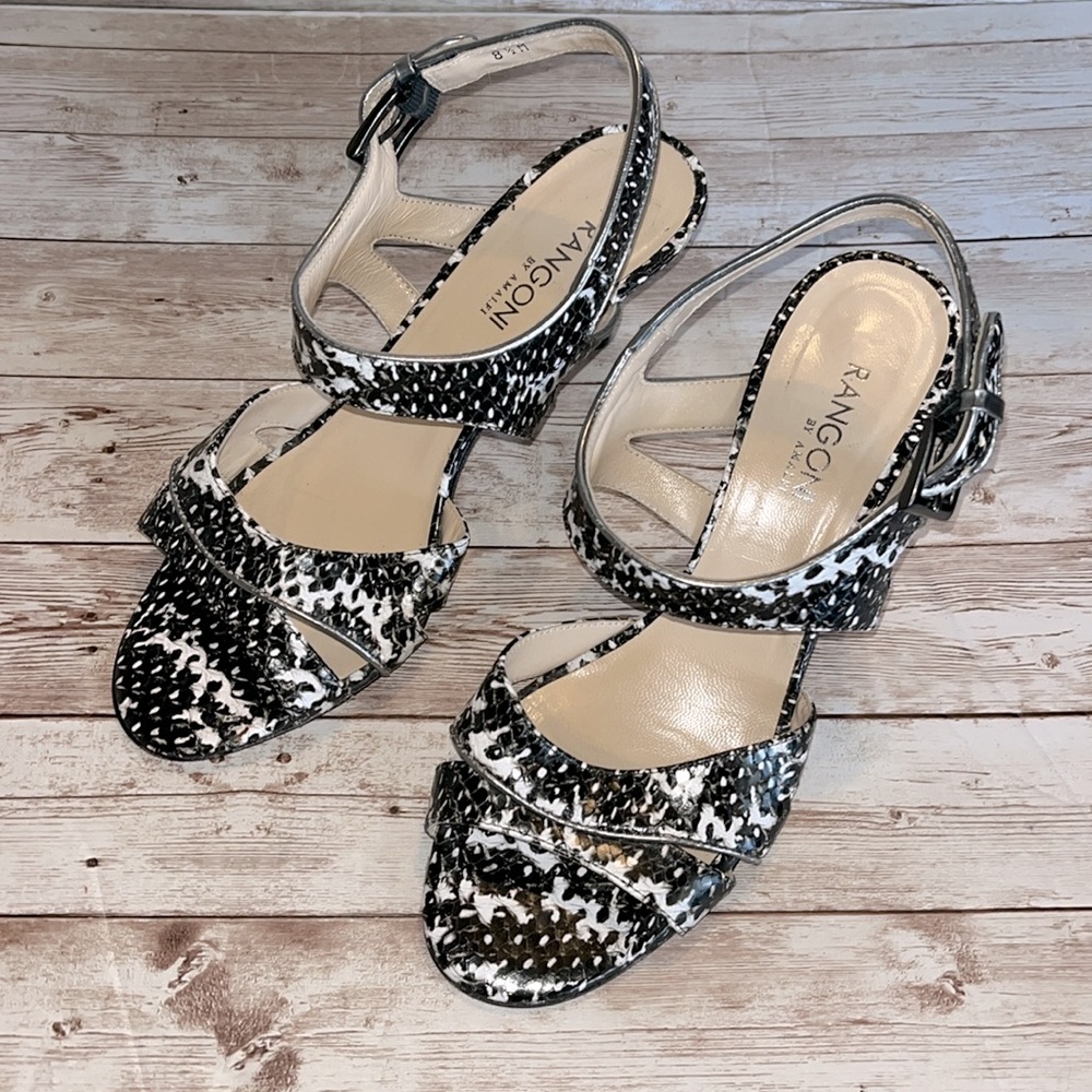 Rangoni by Amalfi Snakeskin 3” Heel Size 8-1/2 M